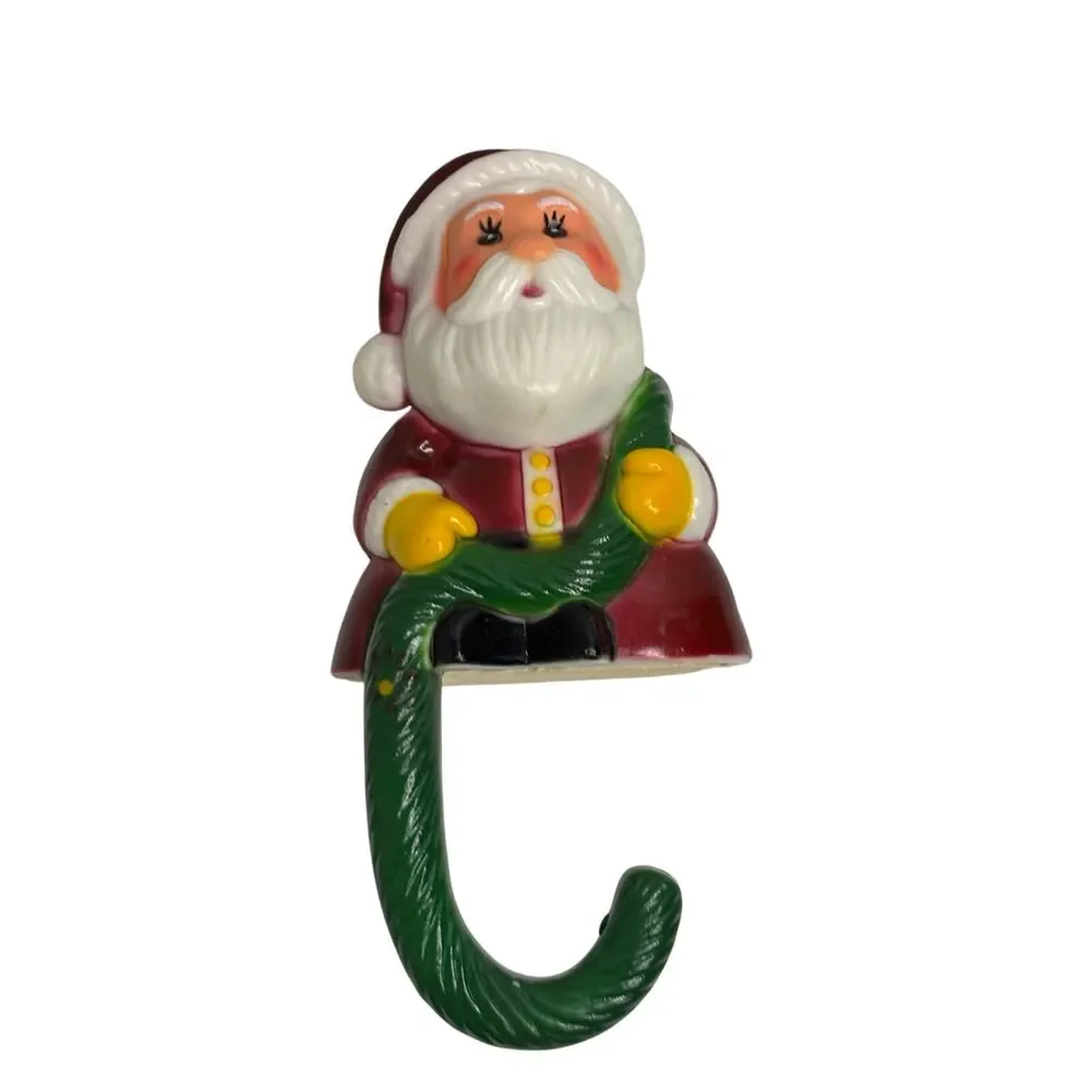 Vintage 1980s Santa Stocking Holder Sun Hill Industries Christmas